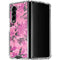 Pink Camouflage Galaxy Z Fold4 5G Clear Case