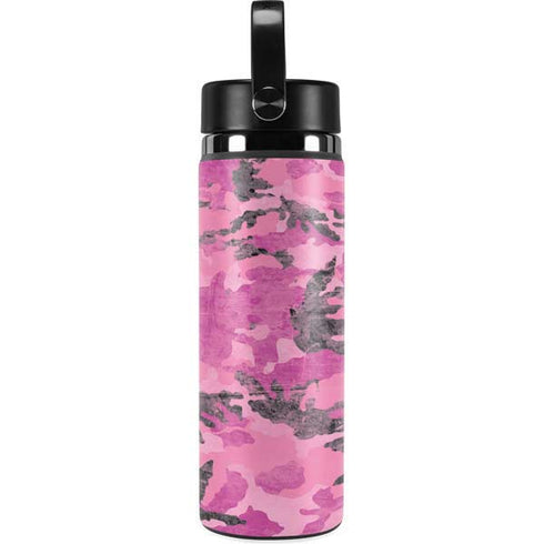 Pink Camouflage Hydro Flask 20oz Wide Mouth Skin