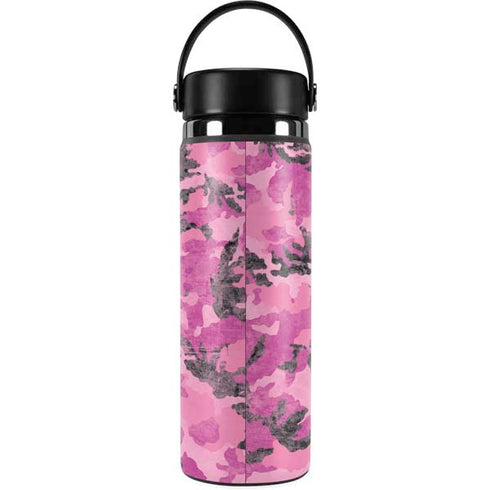 Pink Camouflage Hydro Flask 20oz Wide Mouth Skin