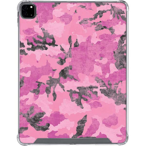 Pink Camouflage iPad Pro 12.9in (2020) Clear Case