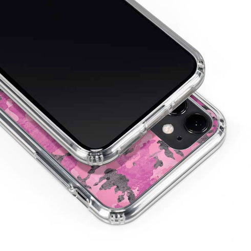 Pink Camouflage iPhone 11 Clear Case