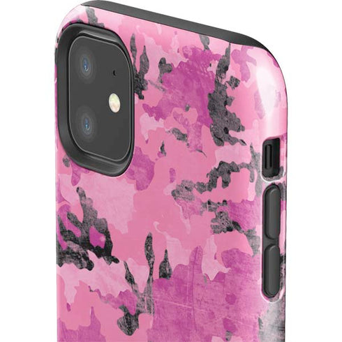 Pink Camouflage iPhone 11 Impact Case