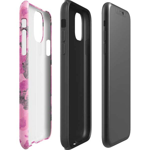 Pink Camouflage iPhone 11 Impact Case