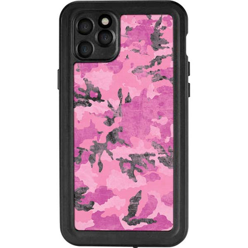 Pink Camouflage iPhone 11 Pro Max Waterproof Case