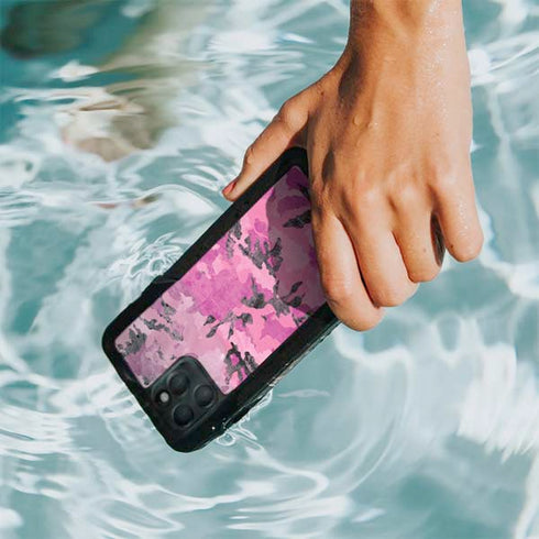 Pink Camouflage iPhone 11 Pro Waterproof Case
