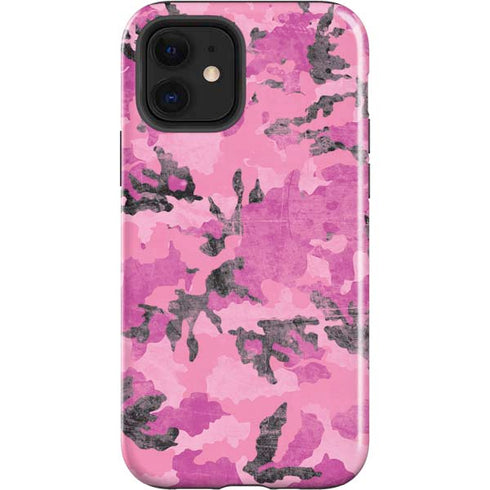 Pink Camouflage iPhone 12 Impact Case