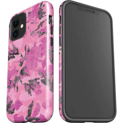 Pink Camouflage iPhone 12 Impact Case