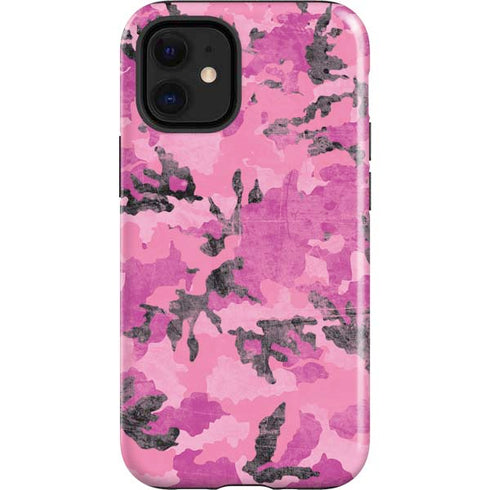 Pink Camouflage iPhone 12 Mini Impact Case