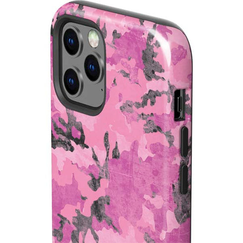 Pink Camouflage iPhone 12 Pro Impact Case