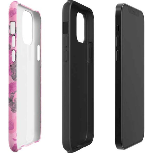 Pink Camouflage iPhone 12 Pro Impact Case