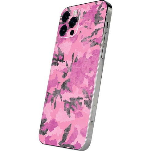 Pink Camouflage iPhone 12 Pro Skin