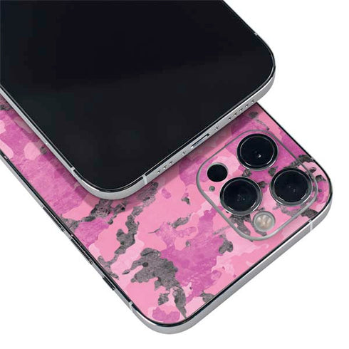 Pink Camouflage iPhone 12 Pro Skin