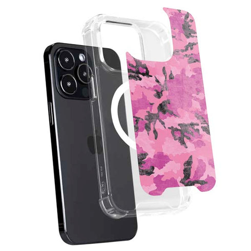 Pink Camouflage iPhone 13 Pro MagSafe Case