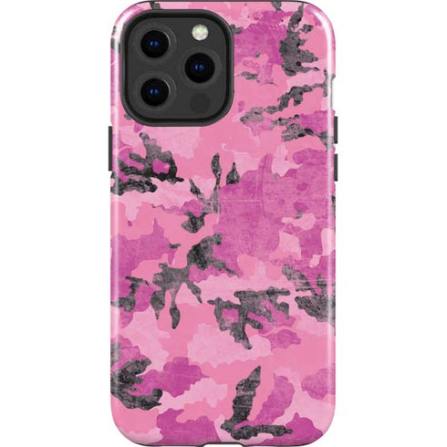 Pink Camouflage iPhone 13 Pro Max Impact Case