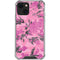 Pink Camouflage iPhone 14 Plus Clear Case