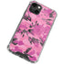 Pink Camouflage iPhone 14 Plus Clear Case