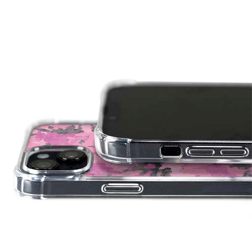 Pink Camouflage iPhone 15 Plus MagSafe Case