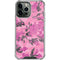 Pink Camouflage iPhone 15 Pro Max Clear Case