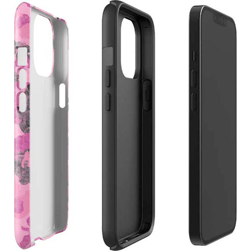 Pink Camouflage iPhone 15 Pro Max Impact Case