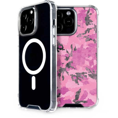 Pink Camouflage iPhone 14 Pro Max MagSafe Case