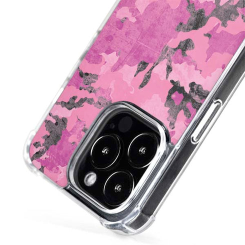 Pink Camouflage iPhone 15 Pro Max MagSafe Case