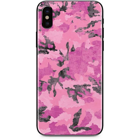 Pink Camouflage iPhone 8 Skin