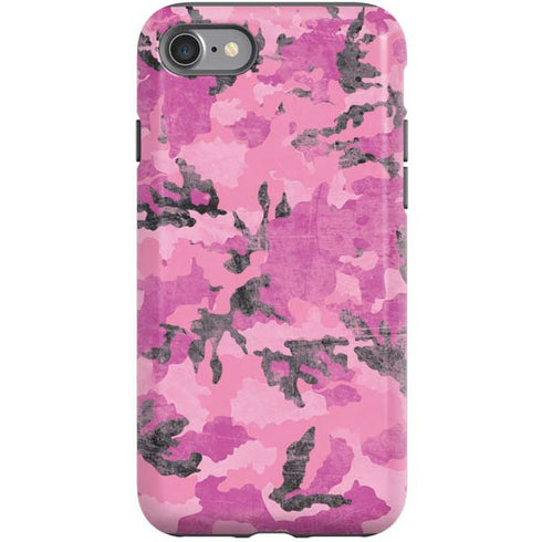 Pink Camouflage iPhone SE (2nd & 3rd Gen) Pro Case