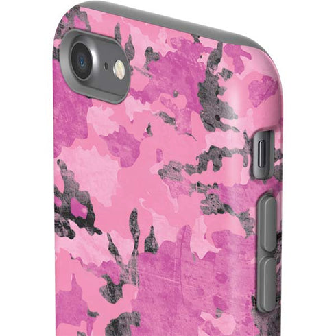 Pink Camouflage iPhone SE (2nd & 3rd Gen) Pro Case