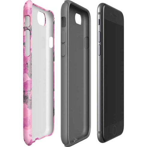 Pink Camouflage iPhone SE (2nd & 3rd Gen) Pro Case