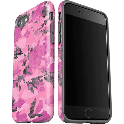 Pink Camouflage iPhone SE (2nd & 3rd Gen) Pro Case
