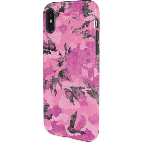 Pink Camouflage iPhone X Pro Case
