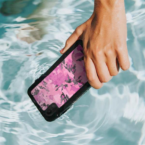 Pink Camouflage iPhone XR Waterproof Case