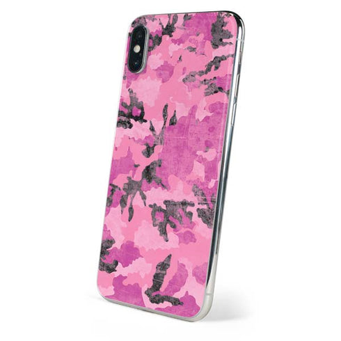 Pink Camouflage iPhone XS Skin