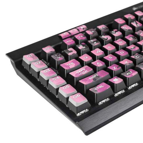 Pink Camouflage K95 RGB PLATINUM Mechanical Gaming Keyboard Skin