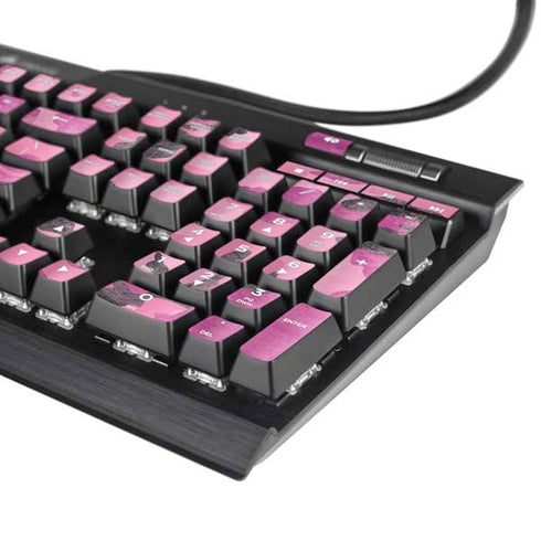 Pink Camouflage K95 RGB PLATINUM Mechanical Gaming Keyboard Skin