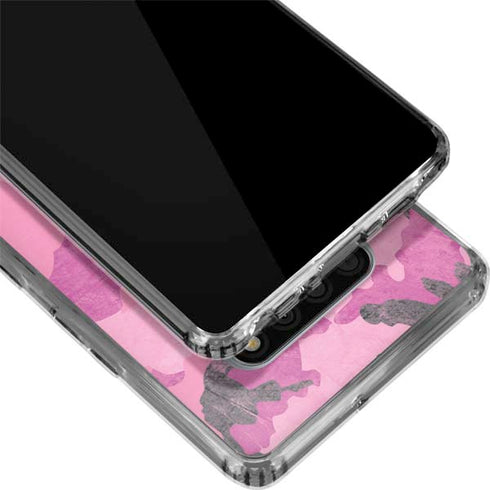 Pink Camouflage LG Stylo 6 Clear Case