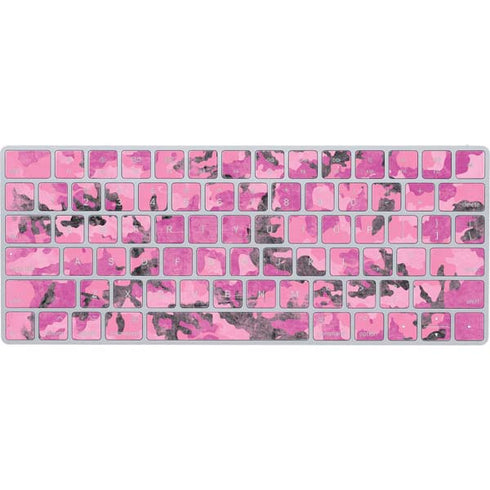 Pink Camouflage Magic Keyboard Skin