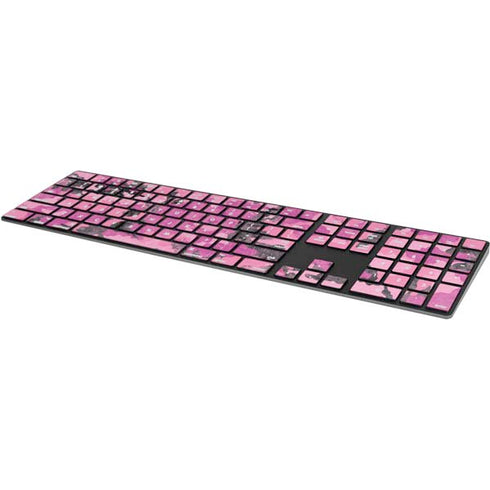 Pink Camouflage Magic Keyboard with Numeric Keypad Skin