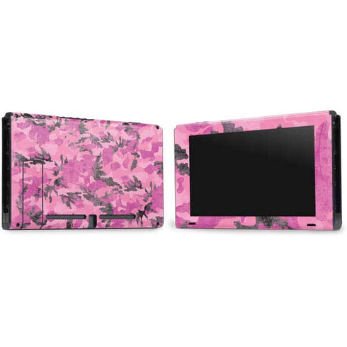 Pink Camouflage Nintendo Switch Bundle Skin