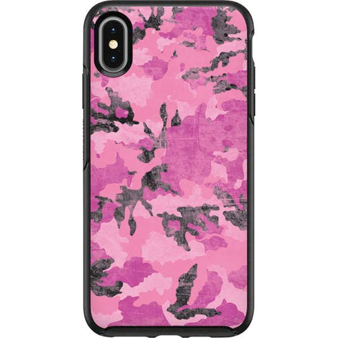 Pink Camouflage Otterbox Symmetry iPhone Skin