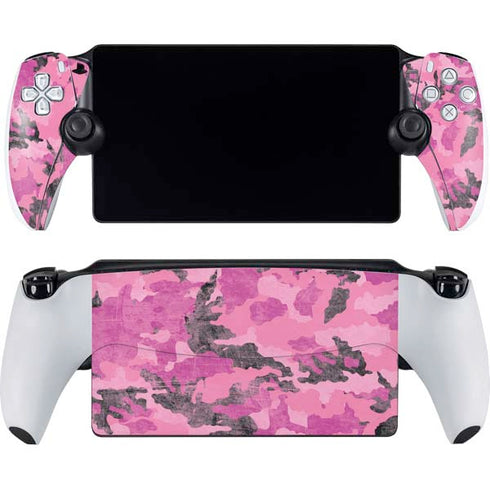 Pink Camouflage PlayStation Portal Remote Player Skin