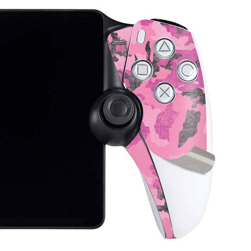 Pink Camouflage PlayStation Portal Remote Player Skin