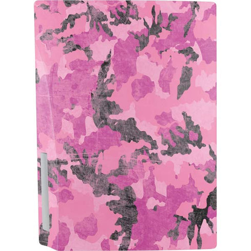 Pink Camouflage PS5 Console Skin
