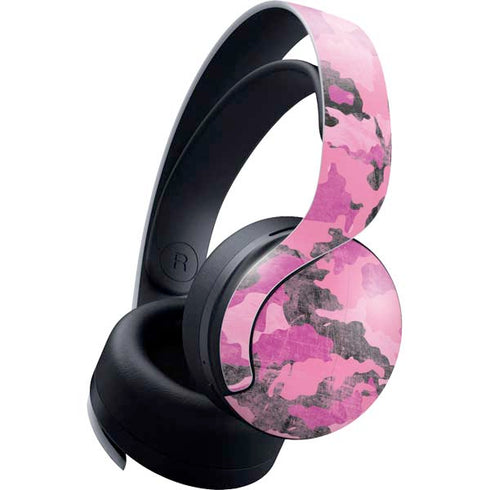 Pink Camouflage PULSE 3D Wireless Headset for PS5 Skin