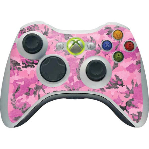 Pink Camouflage Xbox 360 Wireless Controller Skin