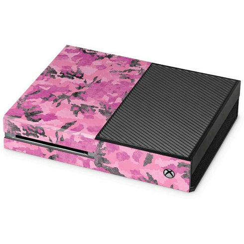Pink Camouflage Xbox One Console Skin