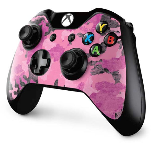 Pink Camouflage Xbox One Controller Skin