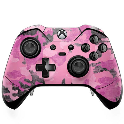 Pink Camouflage Xbox One Elite Controller Skin