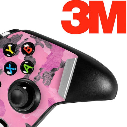 Pink Camouflage Xbox One S Controller Skin