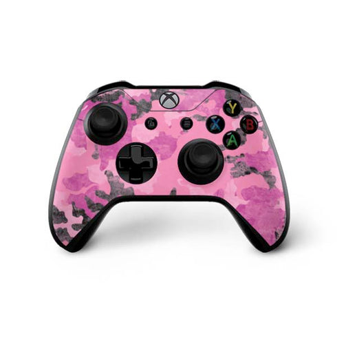 Pink Camouflage Xbox One X Controller Skin